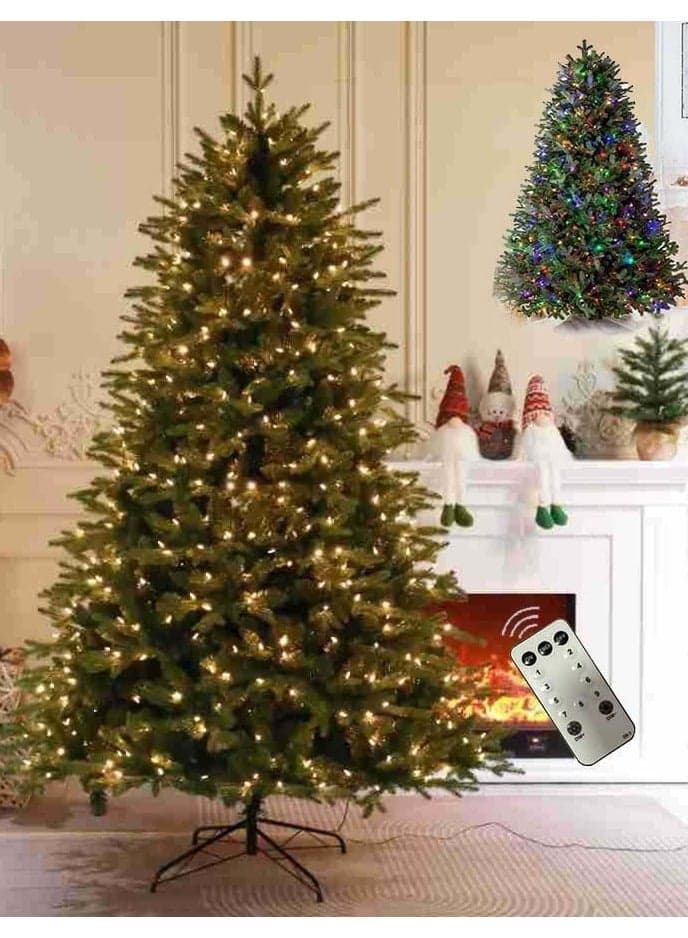 PE Mixed PVC Christmas Tree with Lights Christmas Shopping Mall Scene Decoration Supplies LED Christmas Tree