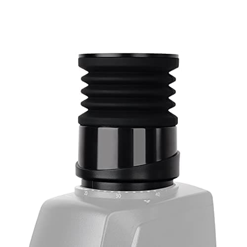 Coffee Grinder Single Dose Hopper Compatible with Baratza Encore Coffee Grinder Silicone Bellow with Mental Lid for Blow Out Residual Coffee Grounds Black