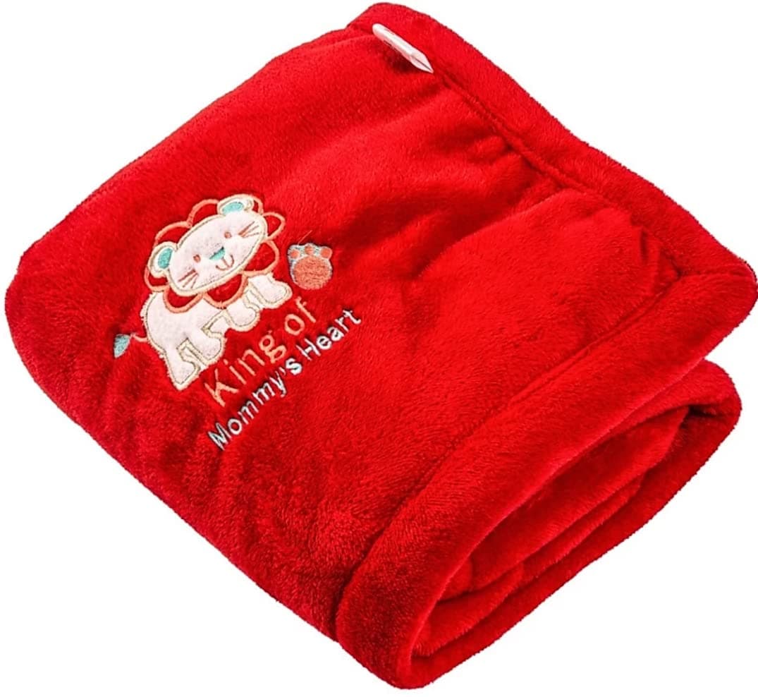 BRANDONN Baby Blankets New Born Double Layer Soft Coral Crib Top Sheet Cum Baby Bath Towel Bed Bedding For Baby Boys And Baby Girls, ?Flannel - 1