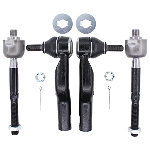 ApplianPar Front Inner and Outer Tie Rod Ends for Ford Fusion 20102012 for Mercury Milan 20102011 for Lincoln MKZ Hybrid 20112012