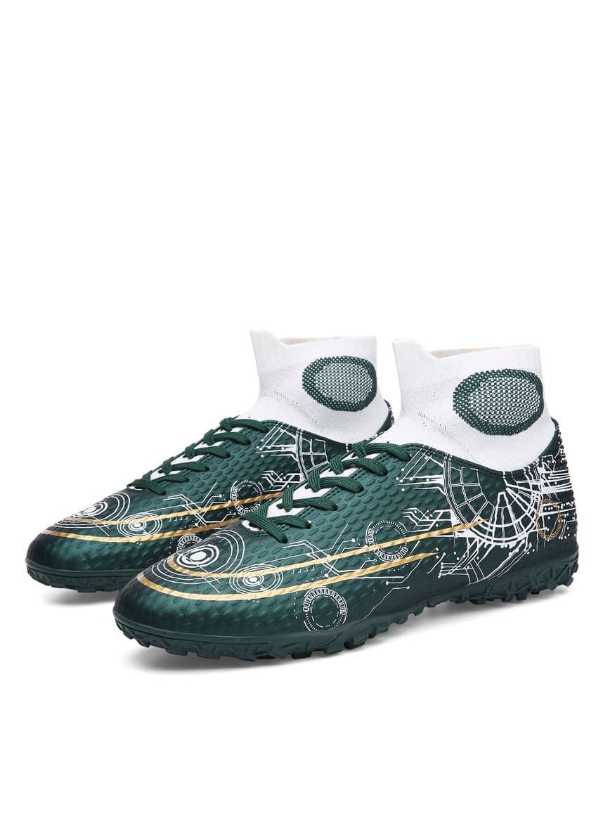 Football Shoes Male Broken Nail Primary Mandarin Duck Couple Artificial Grass Sports Size 34