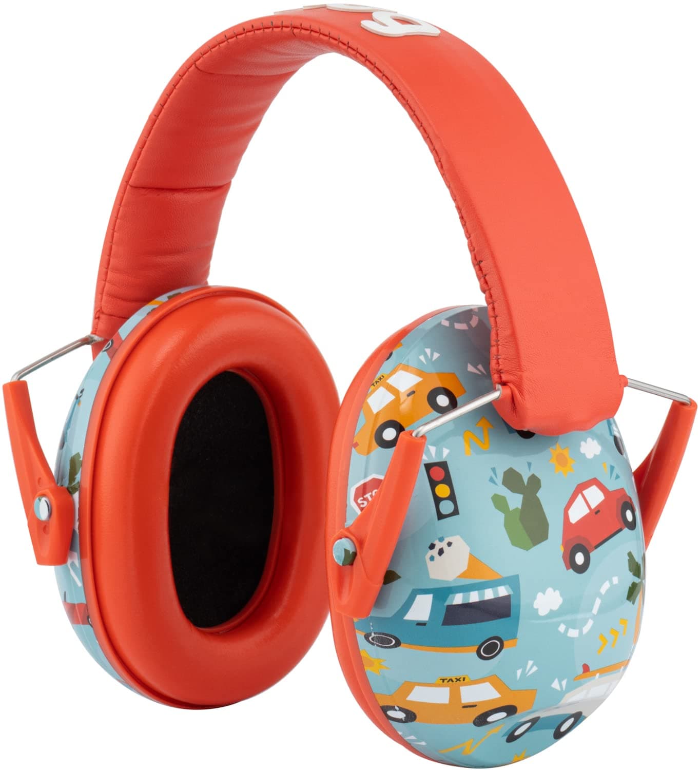 Snug Kids Earmuffs Noise Reduction for Toddlers Children Adjustable Lightweight Foldable Soft Comfortable Cars