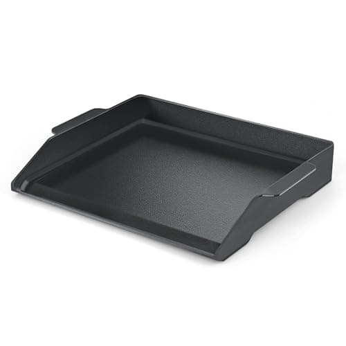 Universal Cast Iron Griddle 17" X 13",Stove Top Griddle for Gas Grills,Fire Pits,And Ovens,Nonstick Coating Teppanyaki Grill Pan for Stove Top With Extra High Sidewalls for Outdoor Cooking