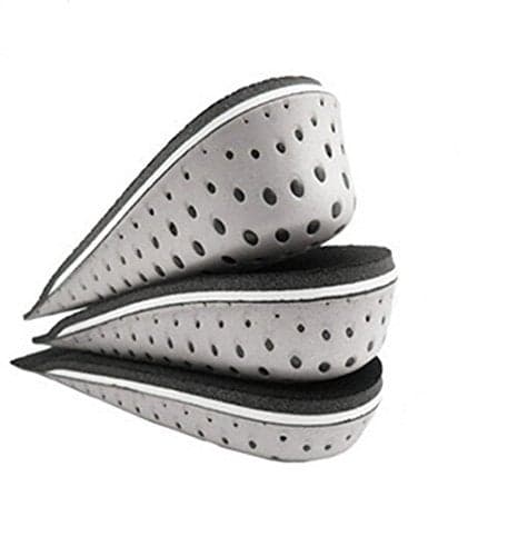 One Pair Hard Breathable Memory Foam Height Increase Insole Invisible Increased Heel Lifting Inserts Shoe Lifts Shoe Pads Elevator Insoles for Men Women (4cm height)