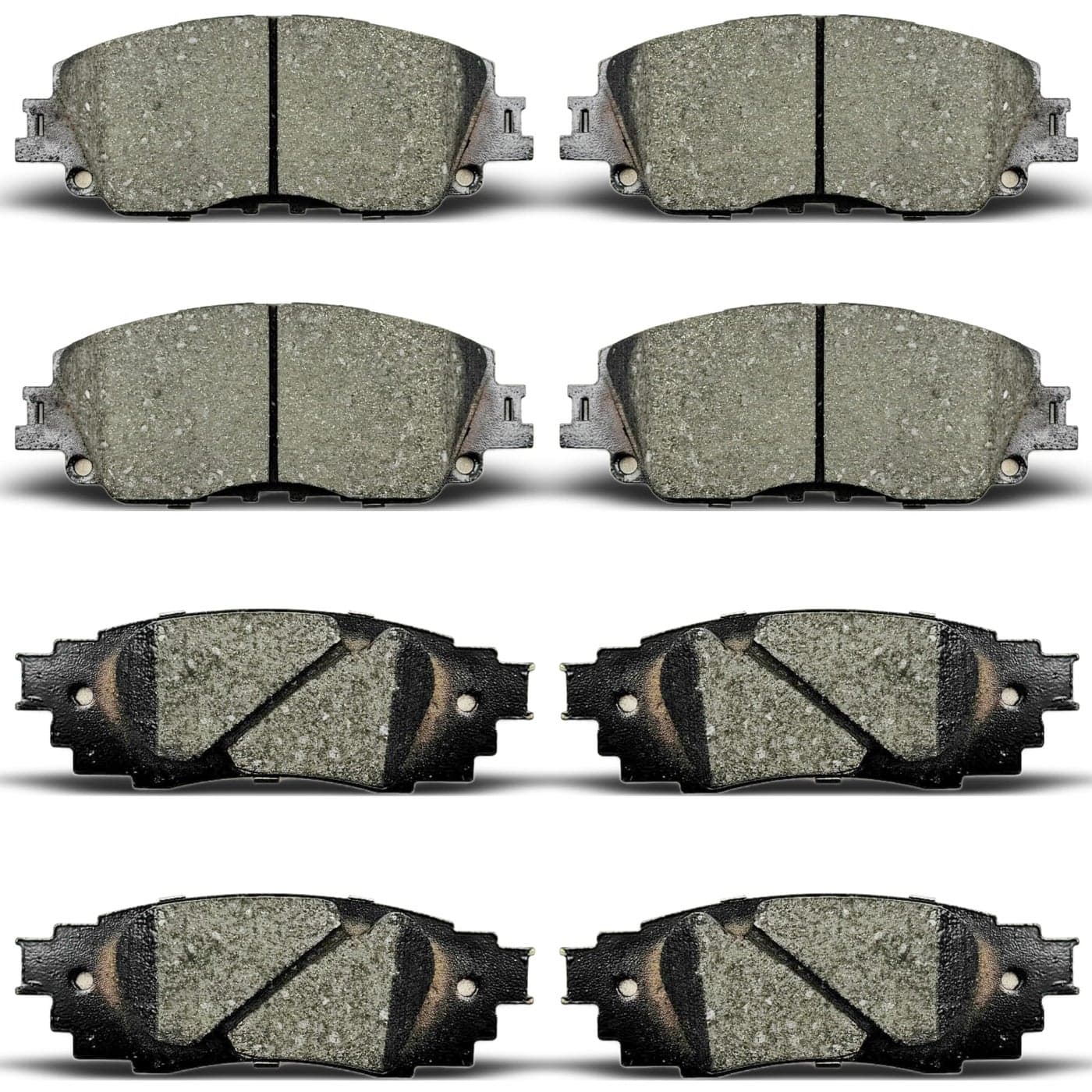 ALADICHE Front Rear Brake Pads Set Fit For 20182022 Toyota Camry HybridXLEXSE for 20192022 Rav4 Lexus ES350 ES250 UX200 UX250h