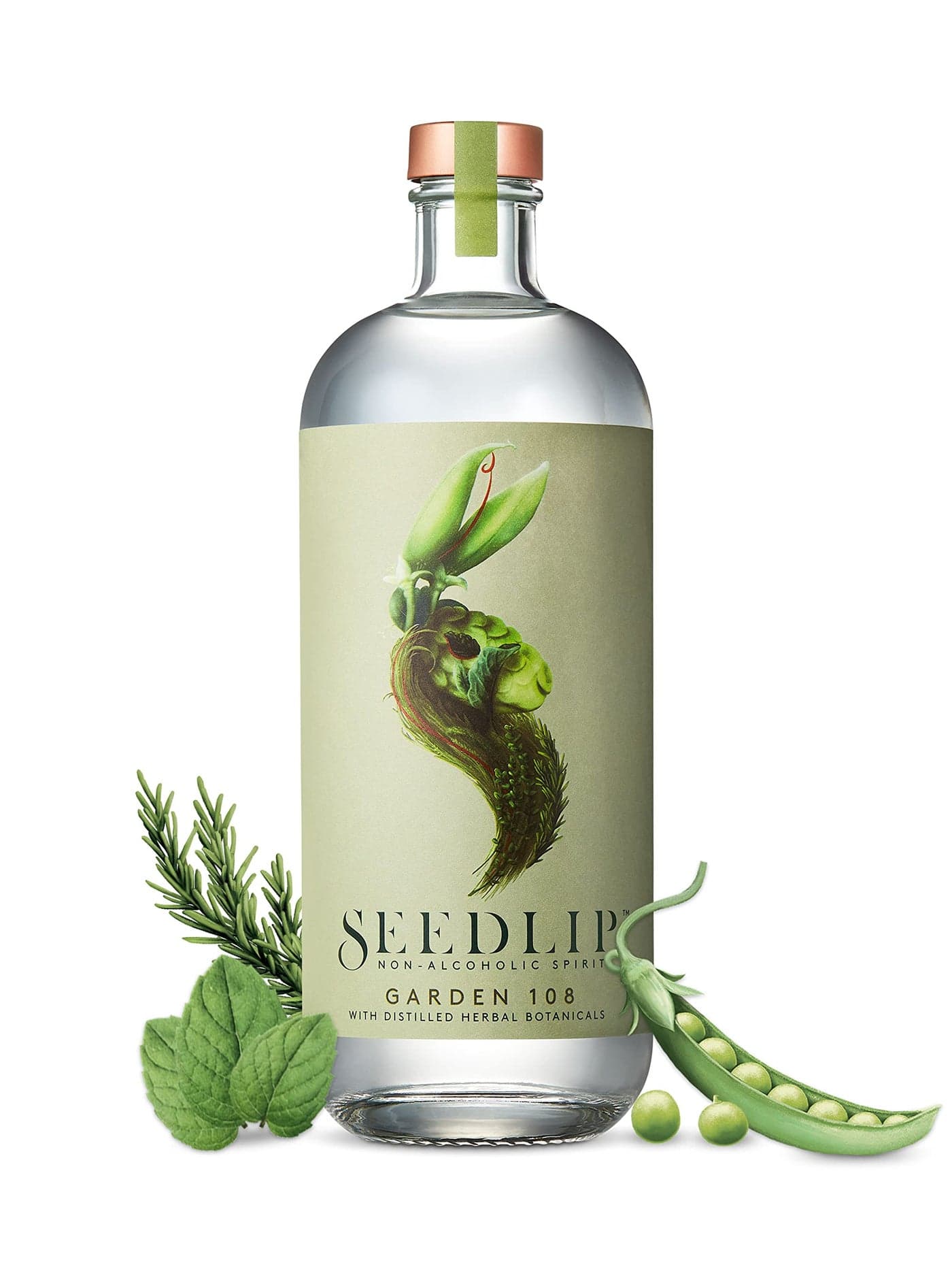Seedlip Garden 108 Nonalcoholic Spirit Calorie Free Sugar Free Nonalcoholic Cocktails 237fl oz 700ml