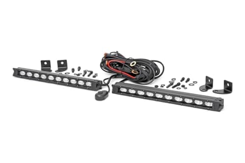 Rough Country 10 Black Series Slimline CREE LED Light Bars Pair 70410ABL