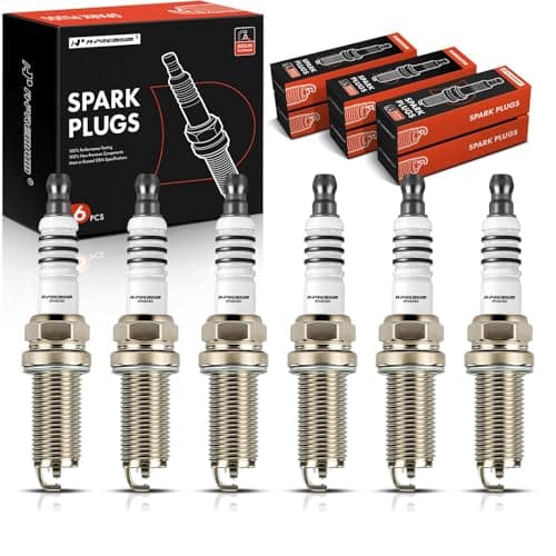 APremium Double Iridium Spark Plug Compatible with Lexus IS250 20062015 IS300 20162017 IS350 20062017 GS300 2006 GS350 20072011 20132015 GS450h 20072011 RC300 20162017 RC350 Pack of 6