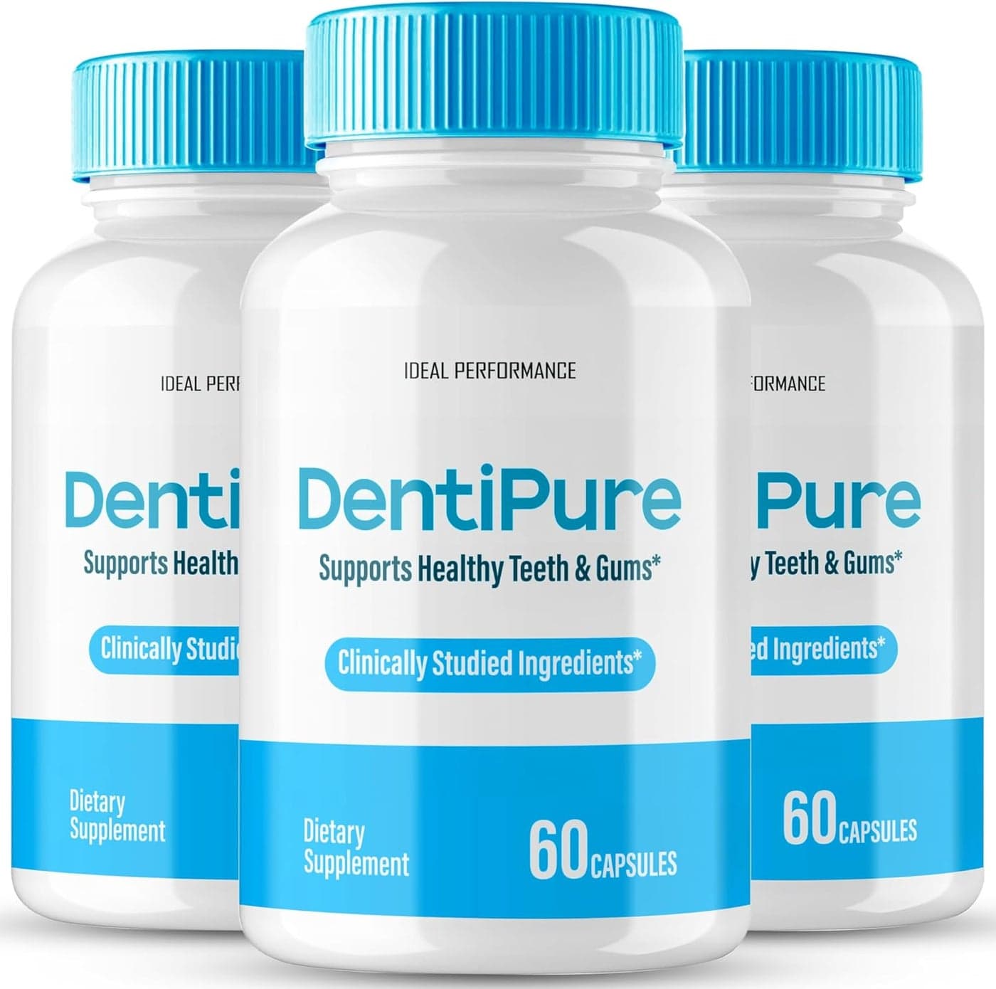 Dentipure Capsules for Healthy Teeth and Gums Dentipure Supplement Pills Advanced Oral Probiotics All Natural Blend to Support Fresh Breath Denti Pure Oral Health Denti Pure Reviews 3 Pack