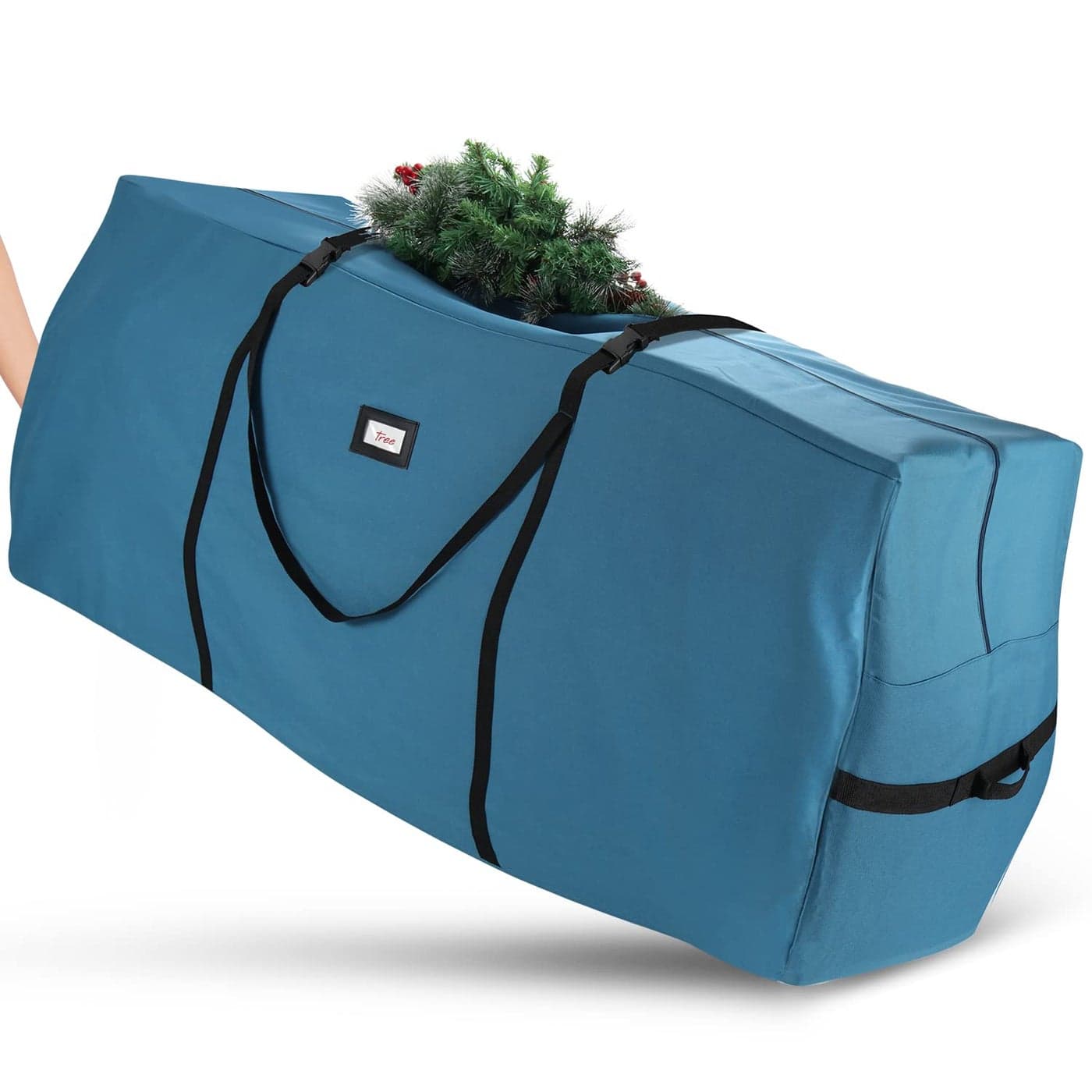 StorageBud Christmas Tree Storage Bag Waterproof Christmas Tree Storage Box Christmas Tree Bag With Handles Dual Zipper 75 ft 600d Oxford