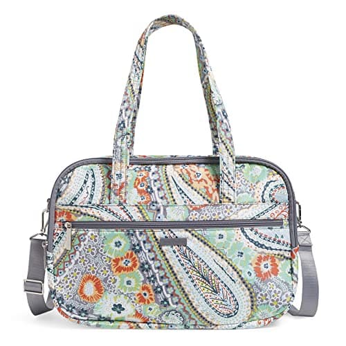 Vera Bradley Women's Lay Flat Travel Bag, Citrus Paisley, One Size