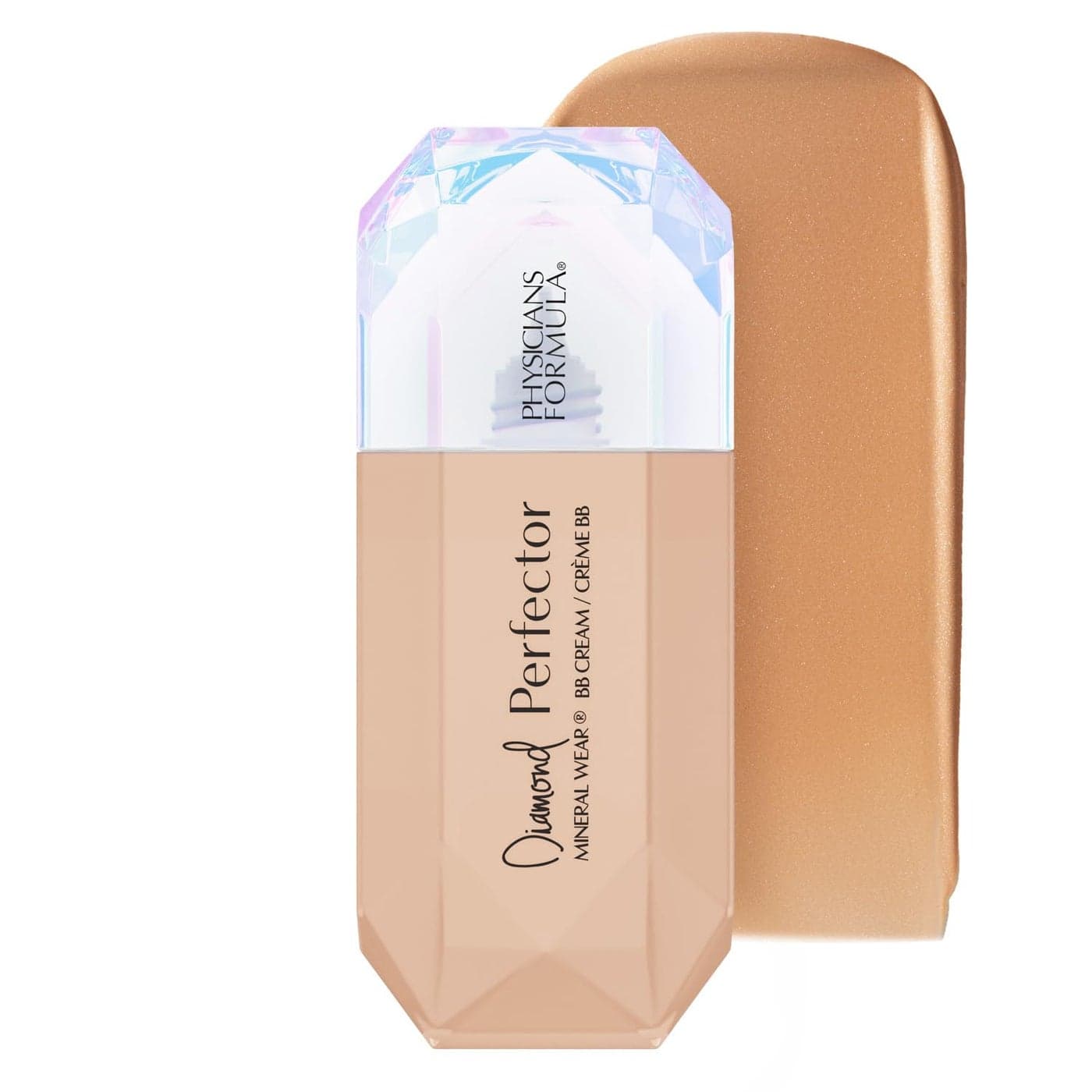 Physicians Formula Mineral WearDiamond Perfector BB Cream 10 in 1 Skin Perfecting Beauty Balm Lightweight Luminous Finish Tan to Deep
