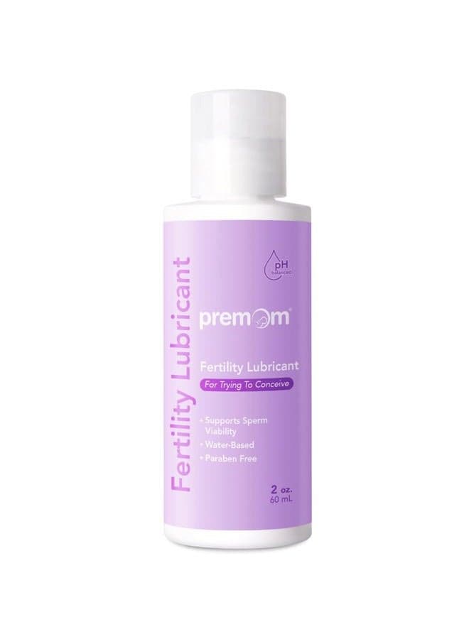 Sperm Friendly Fertility Lubricant Water Based: Glycerin Free - Paraben Free - pH Balanced Pregnancy Prep Lube for Women & Couples Trying to Conceive | 2 Fl Oz - Package May Vary
