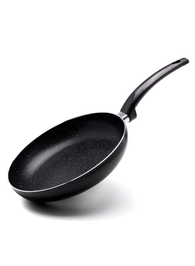 COOKLINE Pressed Aluminum Non Stick Fry Pan 26cm, Induction Compatible Non Stick Cookware with 2 Layer Stone Coating