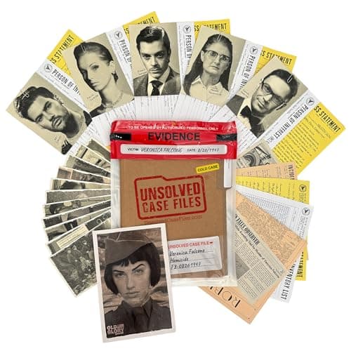UNSOLVED CASE FILES Falcone Veronica Cold Case Murder Mystery Game Can You Solve The Crime