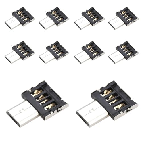 chenyang 10 Pack Micro USB OTG Adapter Micro USB Male to USB 20 Female Ultra Mini Size Connector Adapter