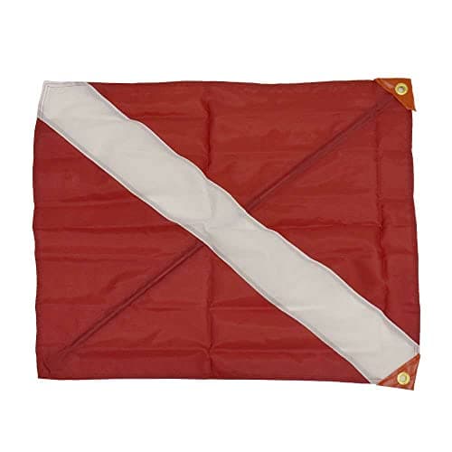 SeaSense Nylon Diver Down 3 Tier Flag, 20-Inch x 24-Inch