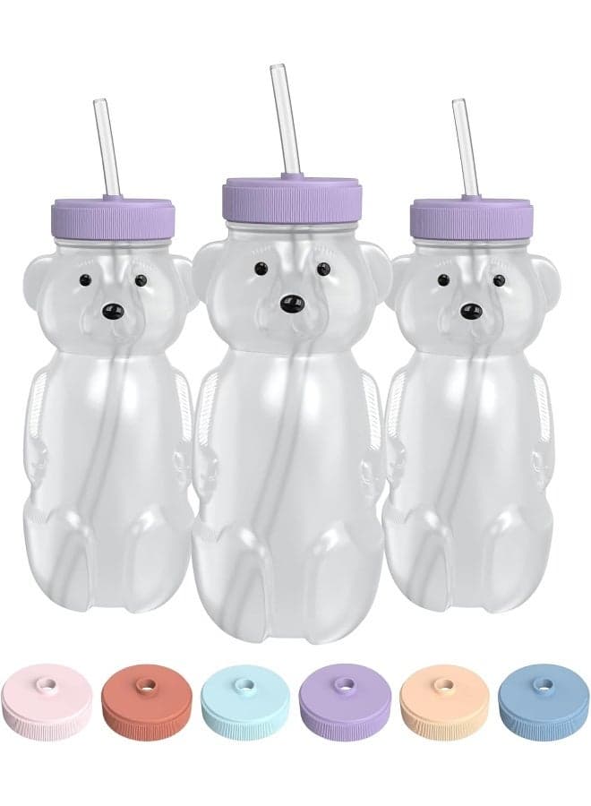 Honey Bear Straw Cup for Babies 3 pack