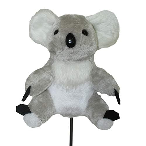 Scott Edward Koala Golf Club Cover Fit Well for Driver Wood Golf Club, Funny Cute Animal Design Soft Functional Golf Headcover Stylish Protection for Your Clubs for Men and Women