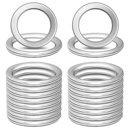luxlead 20 PCS Transmission Drain Plug Gaskets Oil Crush Washer Seal Rings Compatible with Toyota Lexus 4Runner Sequoia Tacoma Tundra Lexus GS450H, IS250/350, LS430, LS460, Replaces 35178-30010