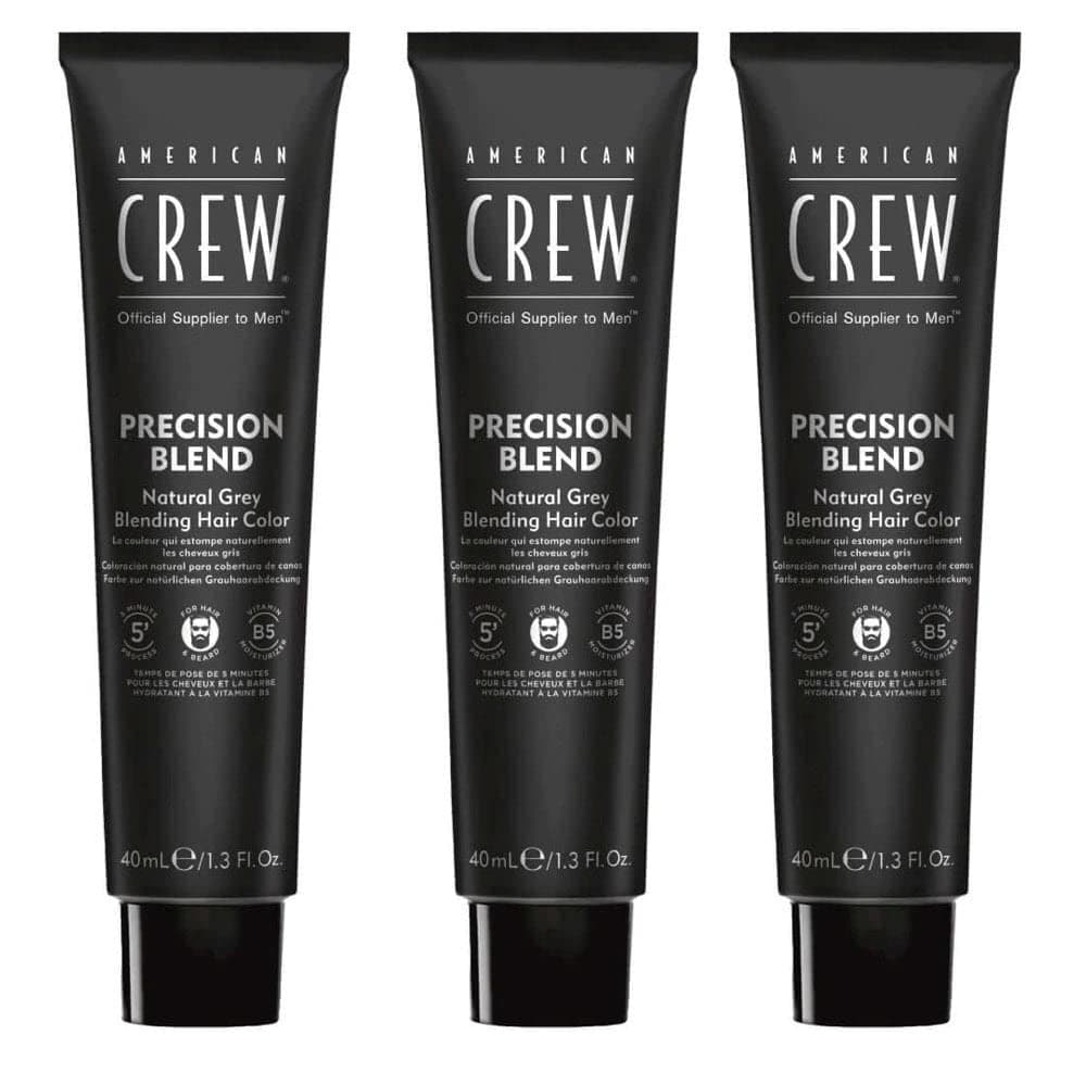 American Crew Mens Temporary Hair Color Temporary Hair Dye Natural Gray Coverage Light 135 Fl Oz