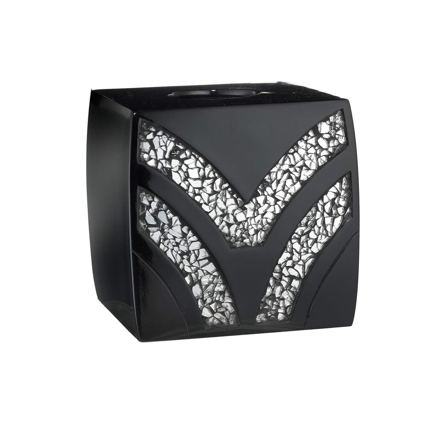 Popular Bath Sinatra Modern Bath Tissue Box Modern Classic Contemporary Decorative Beautiful Designs Bathroom Decor for Home Luxury Bath Black
