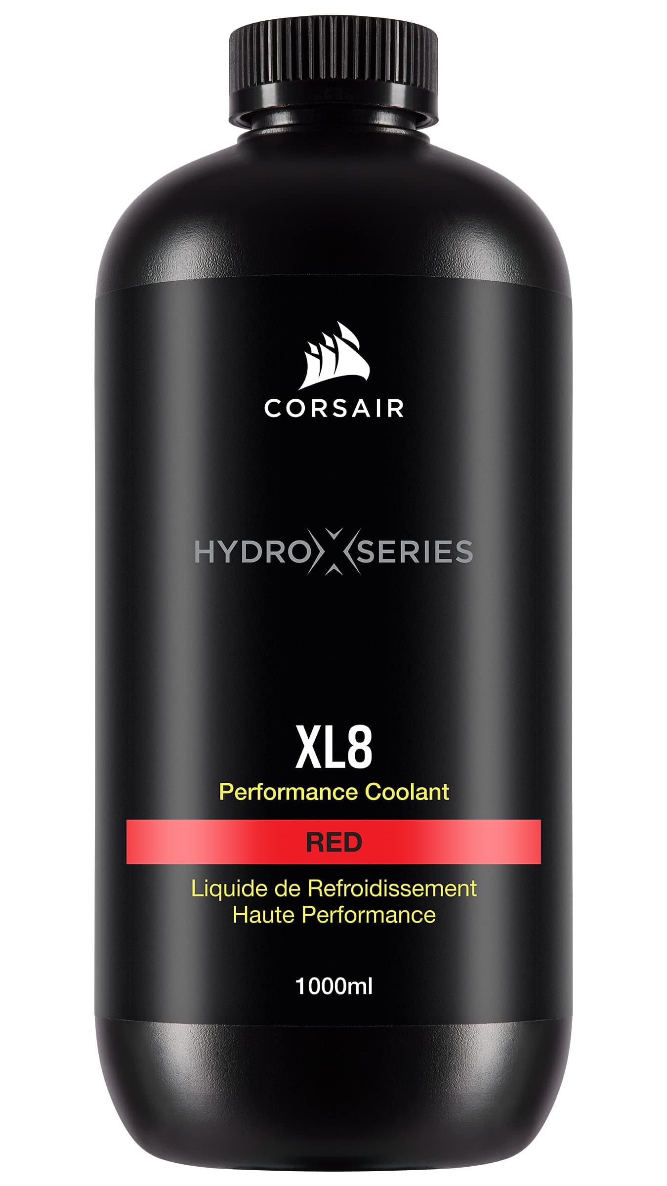 CORSAIR Hydro X Series, XL8, Performance Coolant, 1L, Translucent Red