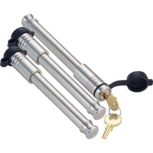 InfiniteRule Security 61675 | 3 Pack, Keyed Alike, Hitch Locks for B&W 2" & 2.5" Tow and Stow 10K LB & 18K LB - Fits Adjustable Ball Mount Only - Does NOT FIT Vehicle Receiver