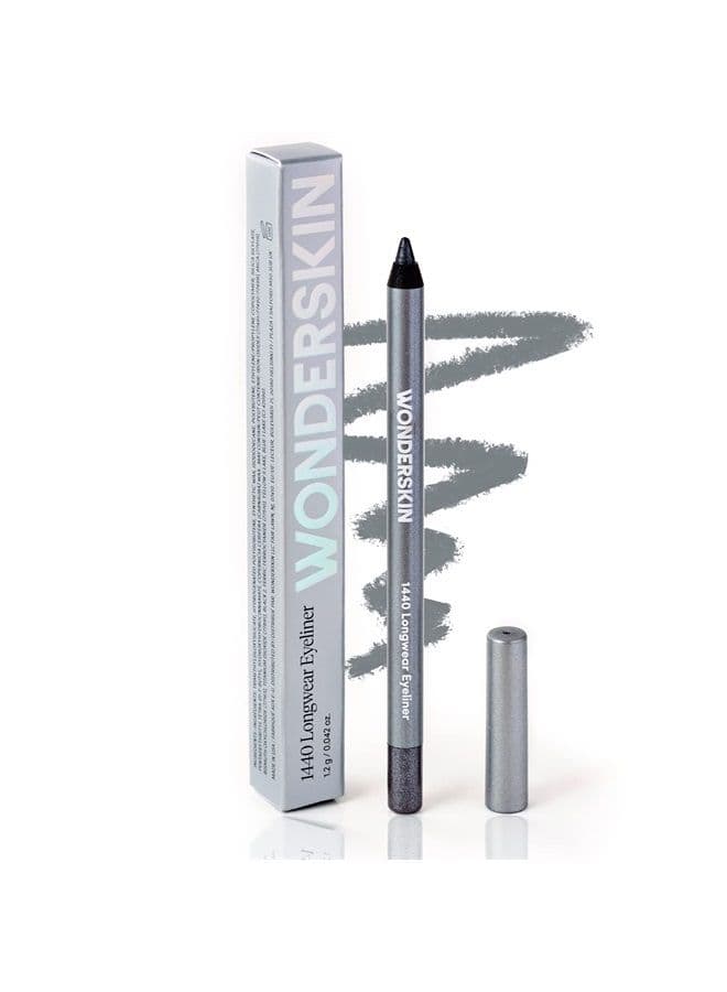 1440 Longwear Waterproof Eyeliner Pencil, Eye Makeup Pencil Eyeliner Waterproof Super Creamy Smudge Proof Eye Makeup (Oyster Blue)