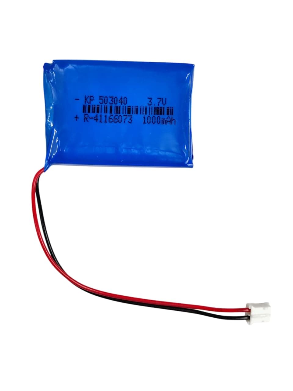 KP Original 1000mAh Lithium Polymer Battery, 3.7V Li-Po Rechargeable Battery Pack, Model 503040 with Wire Connector