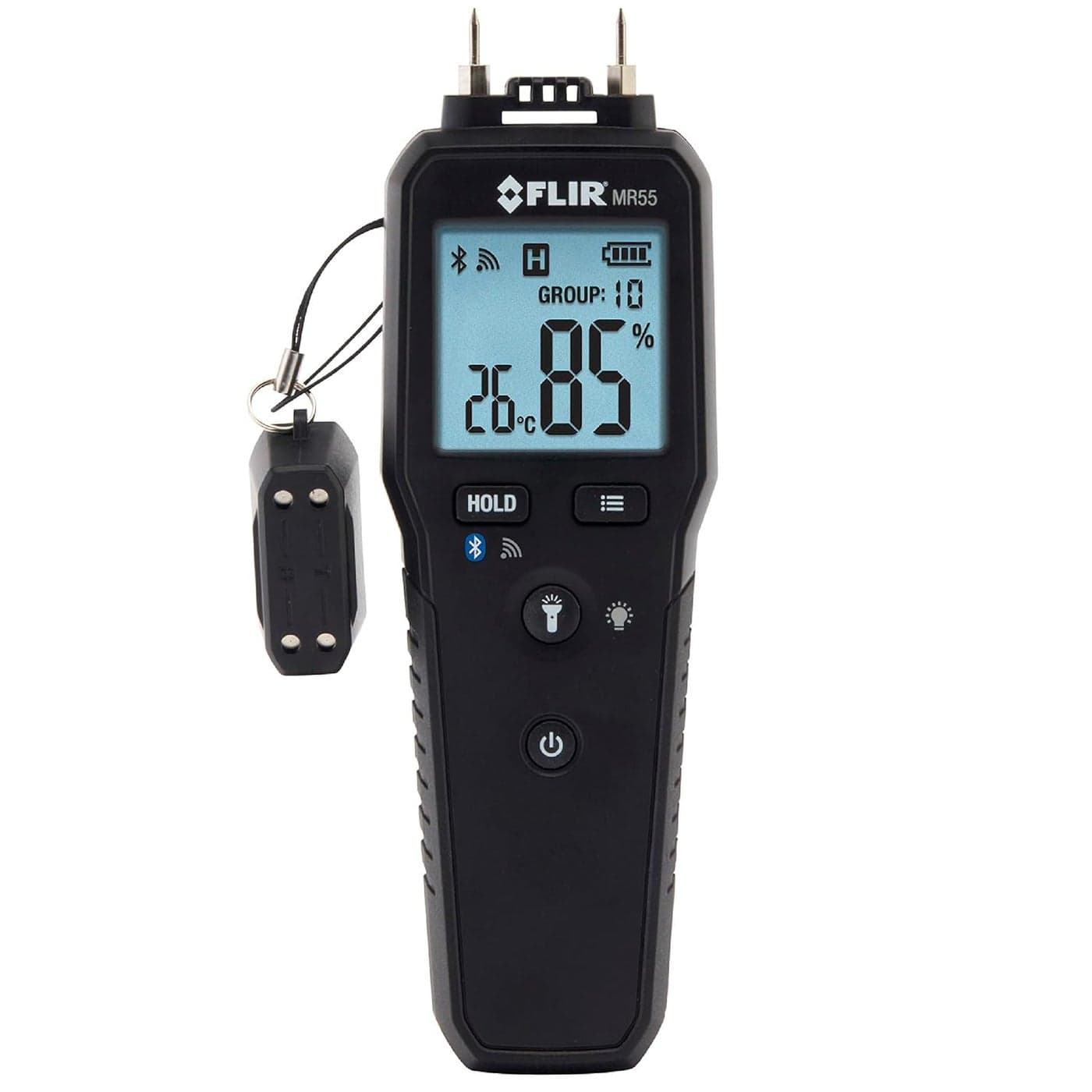 FLIR MR55 Pin Moisture Meter with Bluetooth for Instant Data Sharing via The FLIR Tools Mobile app