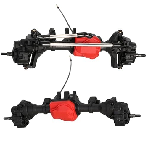 RCJTCQX TRX4 Portal Axle Set Upgrade Complete Nylon Front Rear Axles with Differential Lock for 110 RC Car Crawler TRX4 Defender Bronco TRX4 Chassis DIY