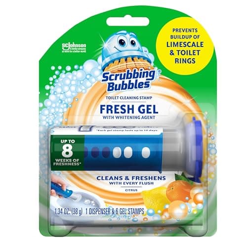 Scrubbing Bubbles Toilet Cleaning Gel Fresh, Hydrogen Peroxide Citrus, 1.34 Ounce