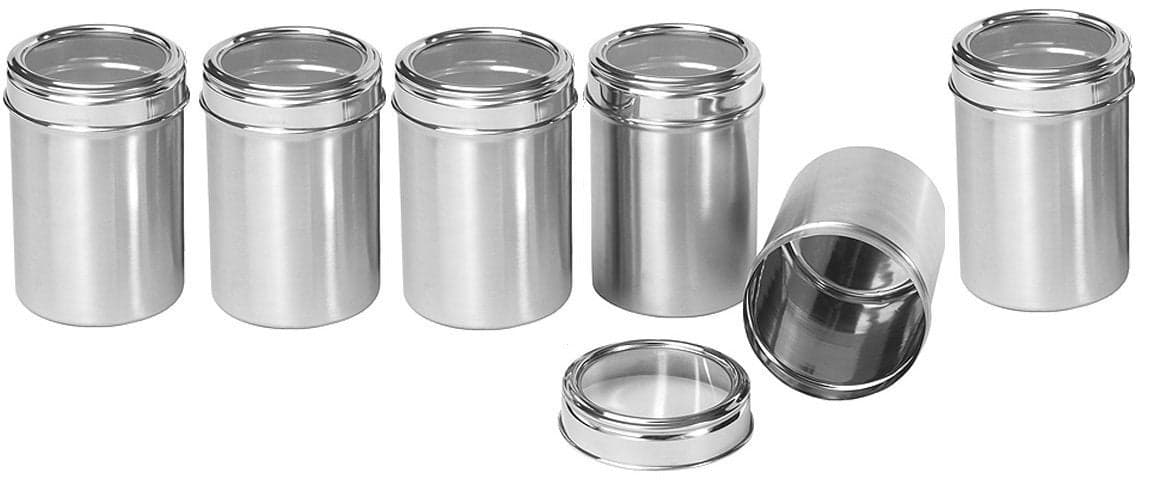 Dynore Set of 6 See through canister capacity 750 ml each