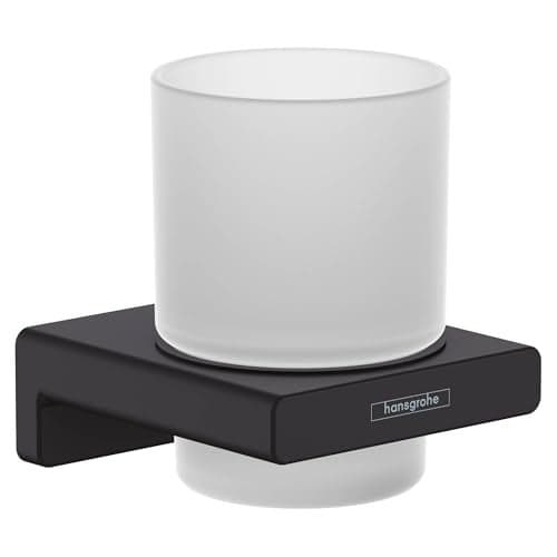 Hansgrohe AddStoris Toothbrush Tumbler in Matte Black, 41749670
