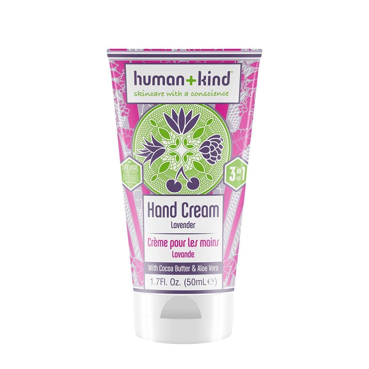 HumanKind Moisturizing Hand Cream Lavender Hydrating Cream with Avocado Oil and Shea Butter Intense Fast Absorbing Moisturizer for Smooth Skin For Dry Cracked Skin 17 oz