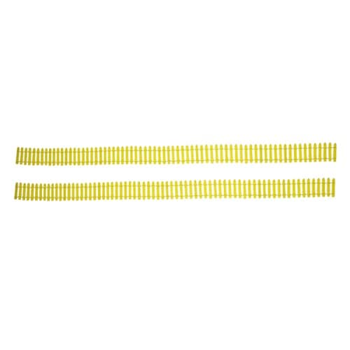 Wonderland Set of 2 Miniature Toys Long Fence (Yellow)
