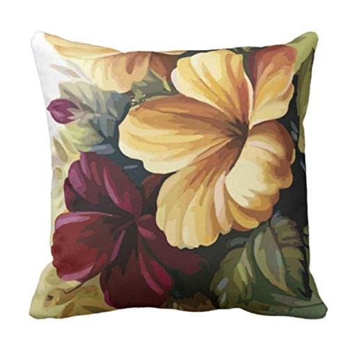 TheYaYaCafe Canvas Cotton 200 TC Cushion Cover, 16 x 16 Inch, Multicolour, 1 Pieces