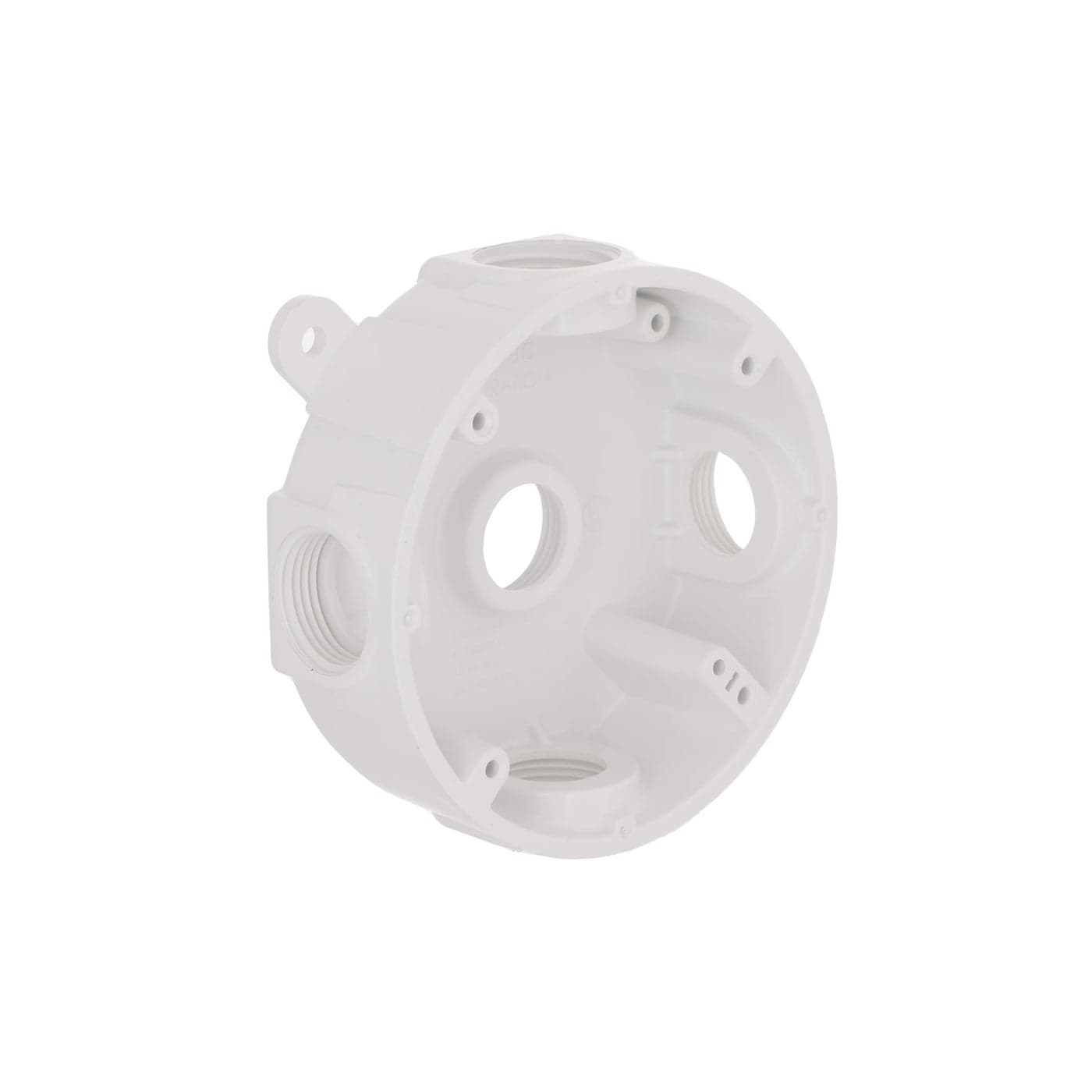 BELL PRB57550WH Round Weatherproof Box Five 12 or 34 in Threaded Outlets White