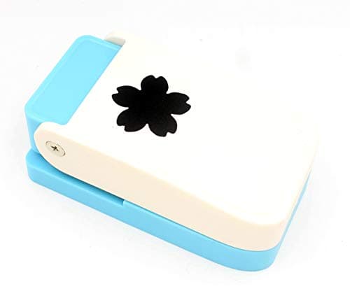 Kucaa Handmade Scrapbooking One Inch 25mm Size Craft Lever Punch Embossing Puncher Mini Fancy Punch Cherry Blossoms