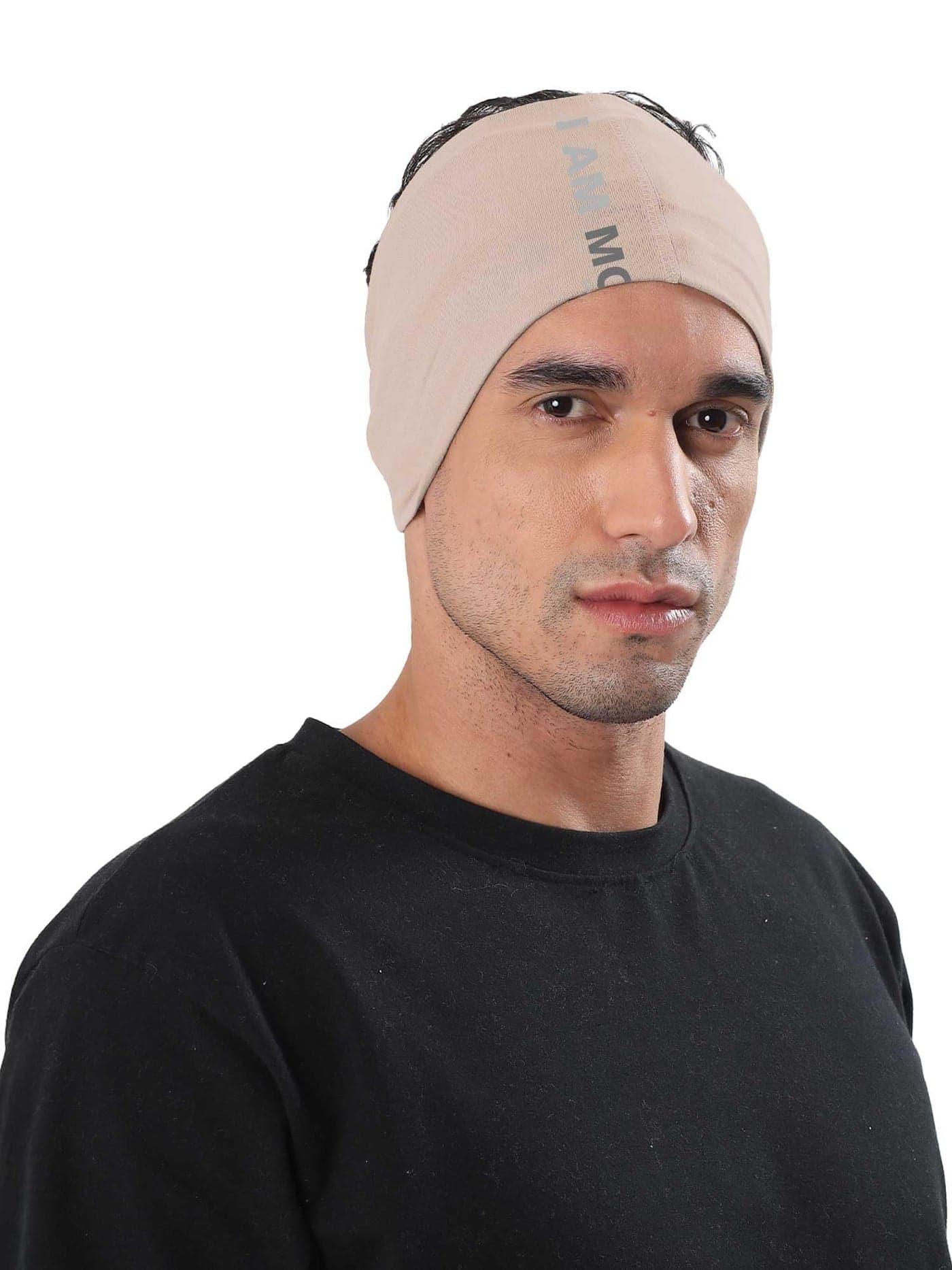 Freecultr Unisex Bamboo Bandana, Anti Microbial Super Soft & Comfort Fit, Breathable Multipurpose Headband, Face Mask for Dust Protection and Sun - Printed Pack of 1-Beach Sand