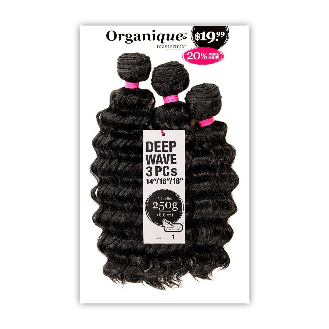 DEEP WAVE 3PCS 182022 OT30 ShakeNGo Synthetic Mastermix Organique Weave