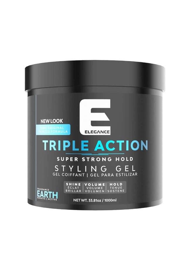 Triple Action Hair Gel Earth, 33.8 oz /1000ml