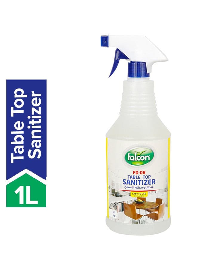 Table Top Sanitizer White/Blue 1Liters