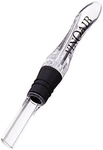Cork Pops Clear Giovanni VinOair Wine Aerator and Non Drip Spout, 5.75