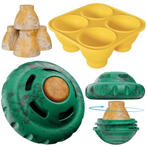 luckdoor Dog Toys to Keep Them BusyFrozen Treat Dog Enrichment ToysSlow Food Training to Relieve Boredom and StimulatingDog Puzzle Treat Food Dispensing Ball Toy for Small Medium Large Dogs