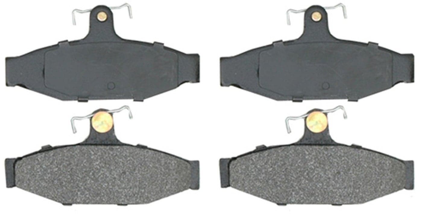 ACDelco Silver 14D413MH SemiMetallic Rear Disc Brake Pad Set with Hardware