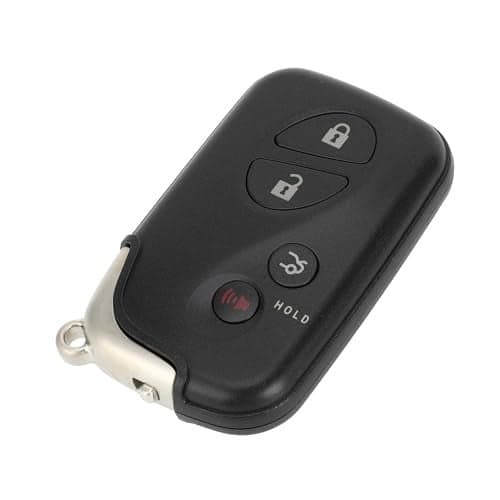 X AUTOHAUX Key Shell Case Keyless Entry Remote Key Fob Replacement Case for Lexus IS250 2006-2013 for Lexus RX350 2010-2015 4 Buttons HYQ14ACX HYQ14AEM