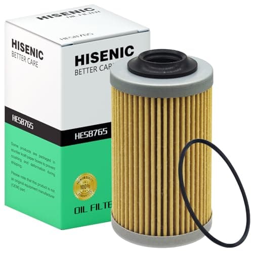 Hisenic Oil Filter Fits Select Cadi ATS CTS SRX STS Fits Select Chev Caprice Colorado Vectra Canyon Direct Replacement for OE 12593333 25177917