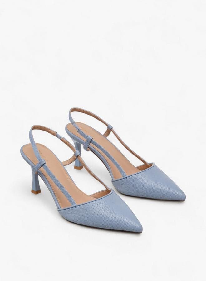 Flora Bella Women Flared Heel Slingback Shoes — 37